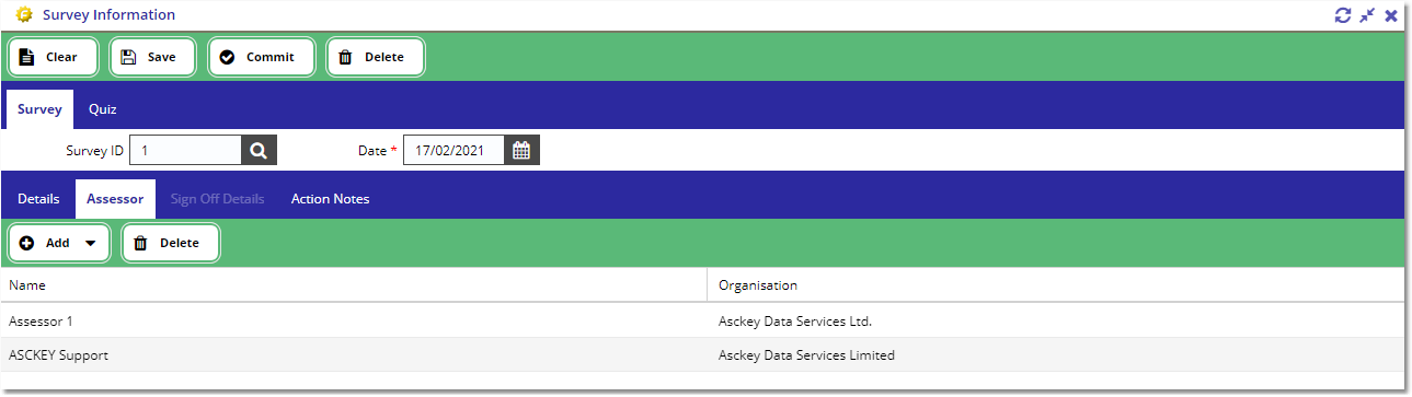 AddingSurveyAssessors