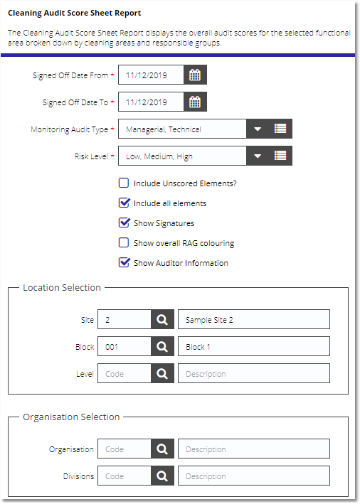 AuditScoreSheetReport_Filters