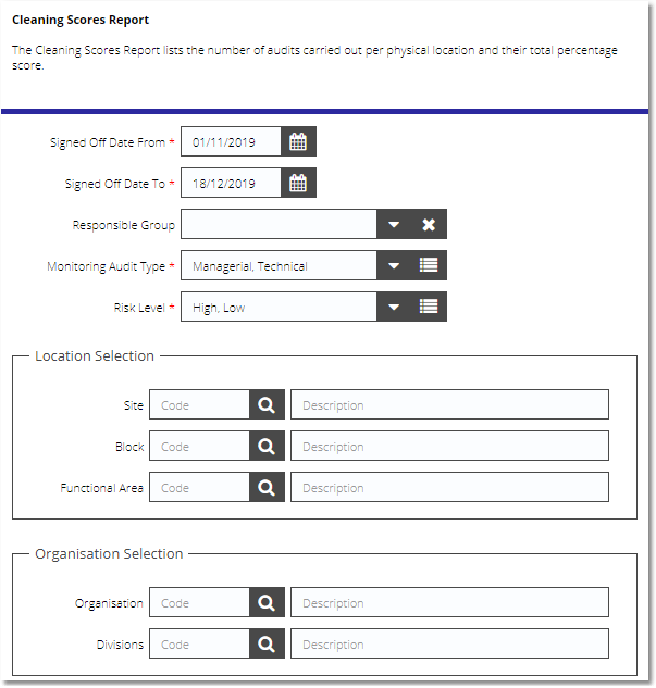 CleaningScoresReport_Filters