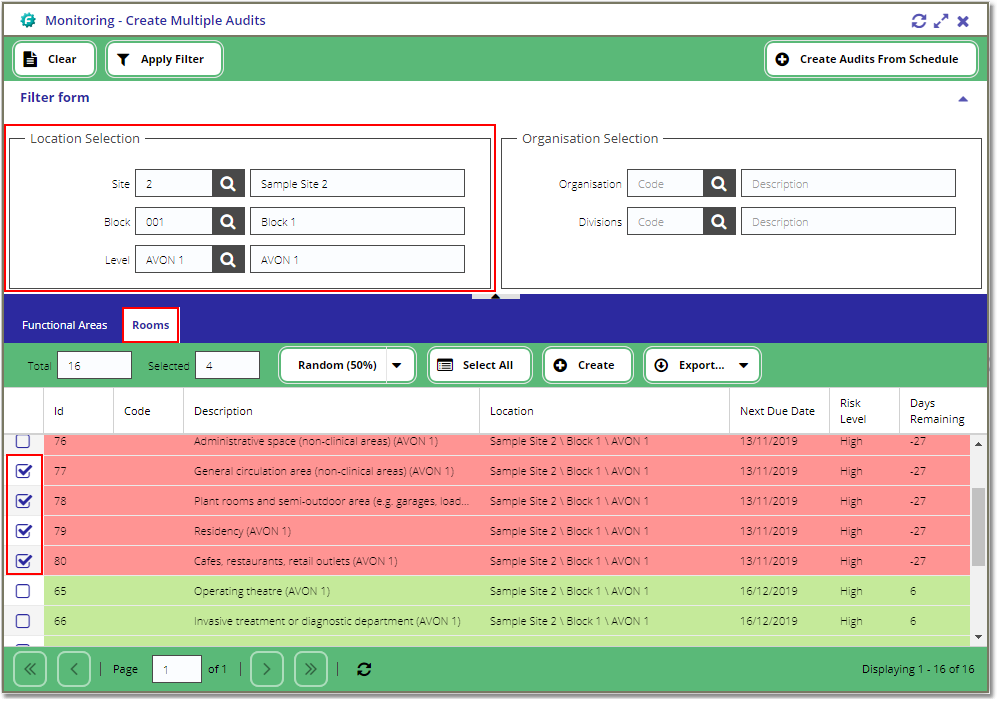 CreateMultipleAudits_FNLocationFilter