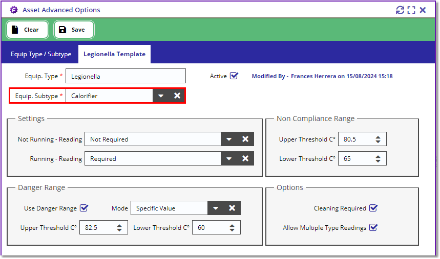 Legionella Template