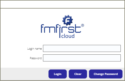 fmfirst® cloud Login Screen