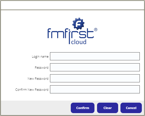 Login Form - Change Password