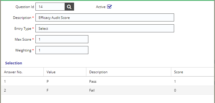 SurveyAnswerSelectionOptions